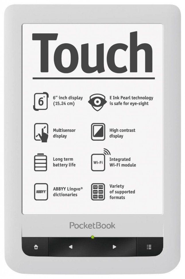 Инструкция к pocketbook touch