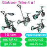 Велосипед-беговел Globber Trike Explorer (4 IN 1)